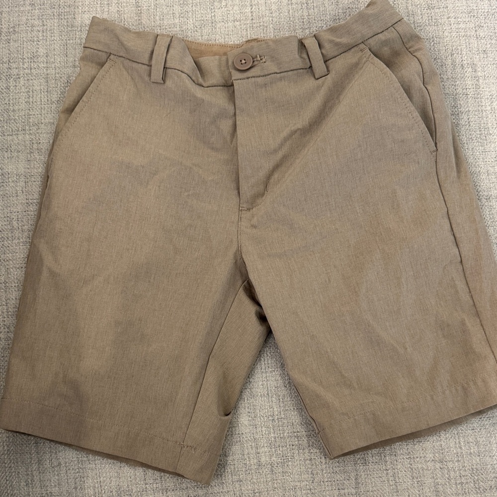 Vineyard Vines boys Khaki Flat Front Shorts